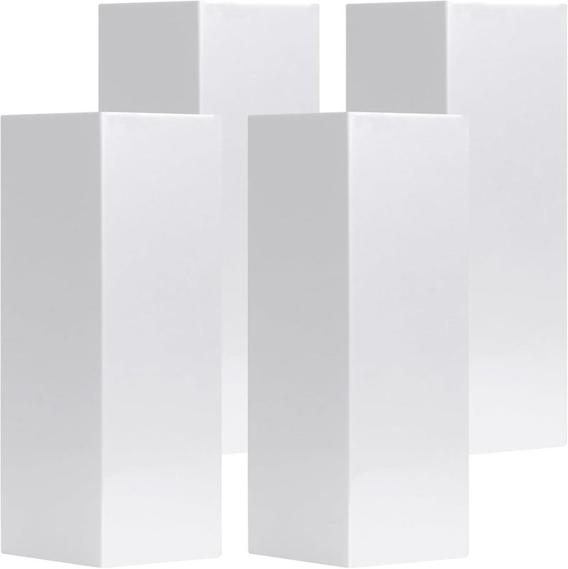 Japard Garage Wall Protector for Car Doors, 4 Pack 15.7" x 9.8" Wall Corner Guard for Parking Garages, Edge Protector Foam, Protect Your Car, Garage Corner Edge and Bumpers Guards, White - Image 1